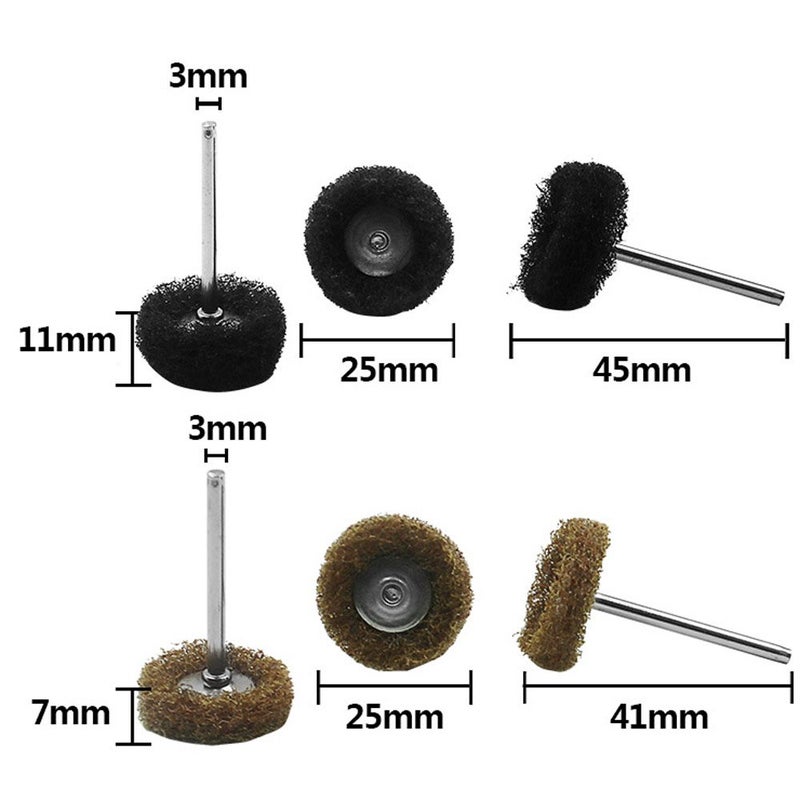 YEEZUGO Abrasive Buffing Wheels, 40pcs Buffing Polishing Wheel Set 80/120/160/240 Grit for Dremel Rotary Tool by YEEZUGO - Image 5